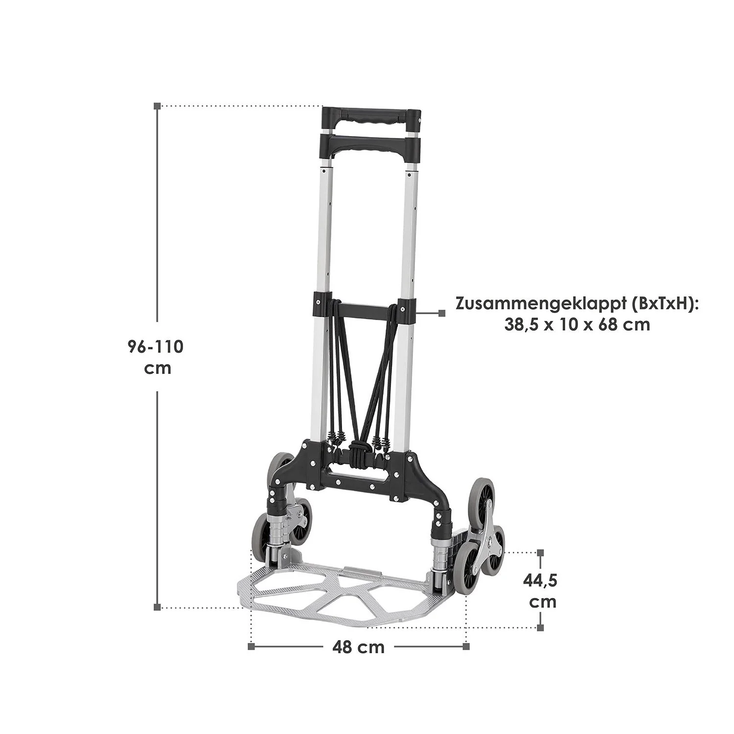 Klappbare Treppensackkarre bis 80 kg - Image 11