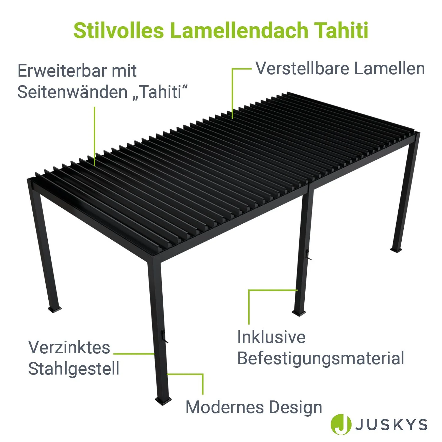 Pergola Lamellendach Tahiti - Image 23