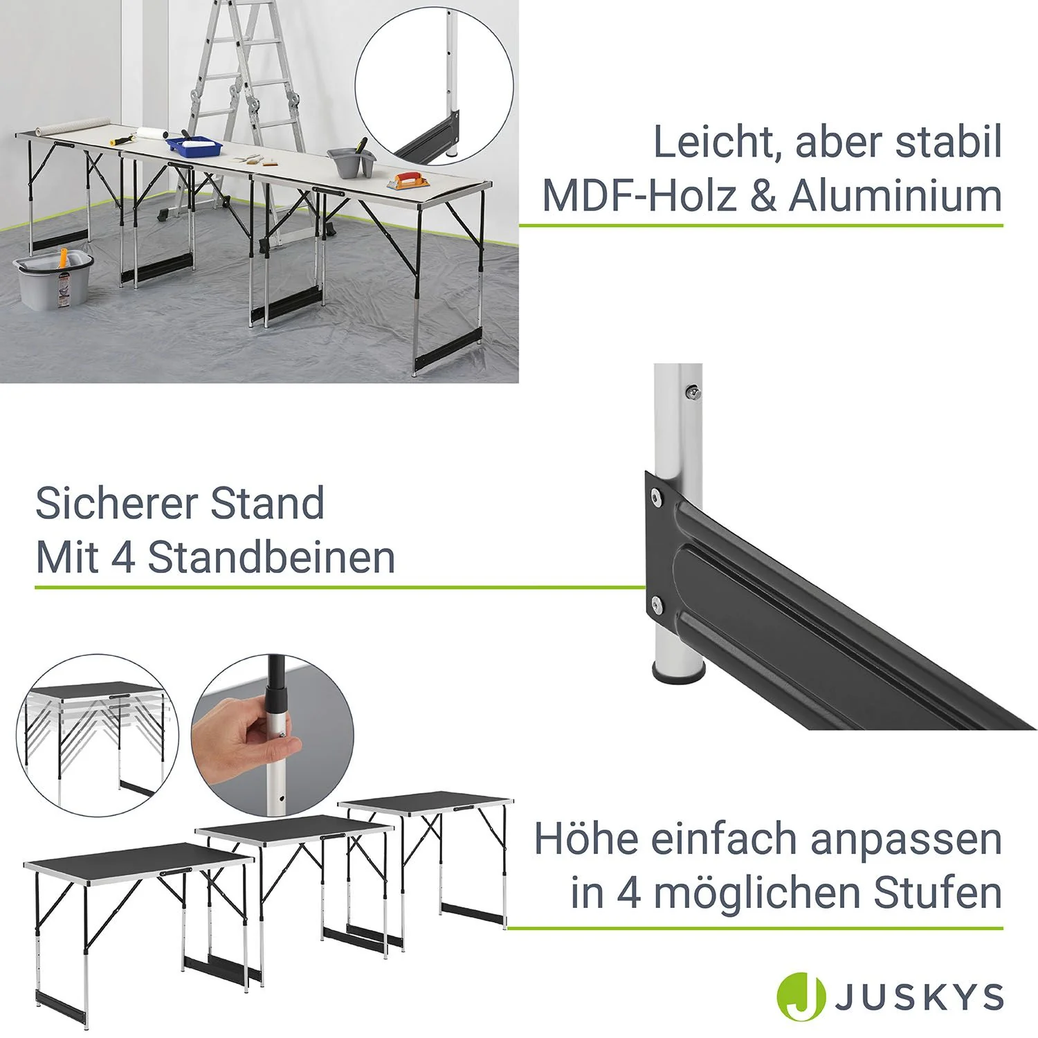 Alu Multifunktionstisch 3-teilig - Image 4