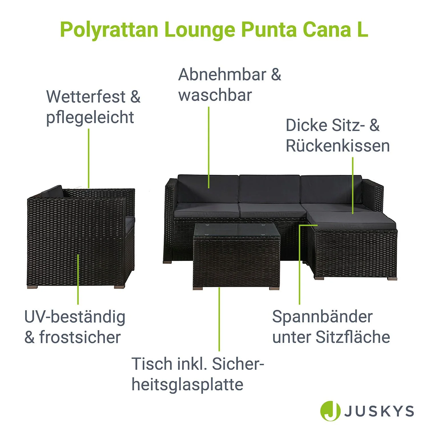 Polyrattan Lounge Punta Cana - Image 36