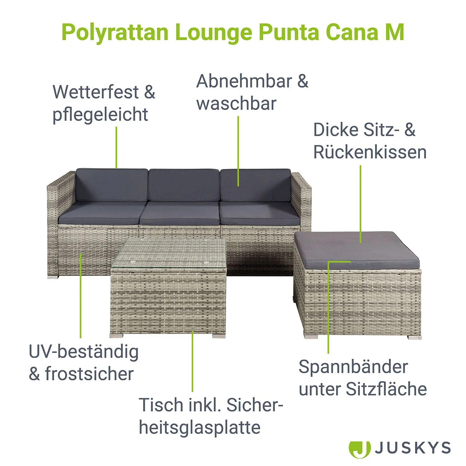 Polyrattan Lounge Punta Cana - Image 46