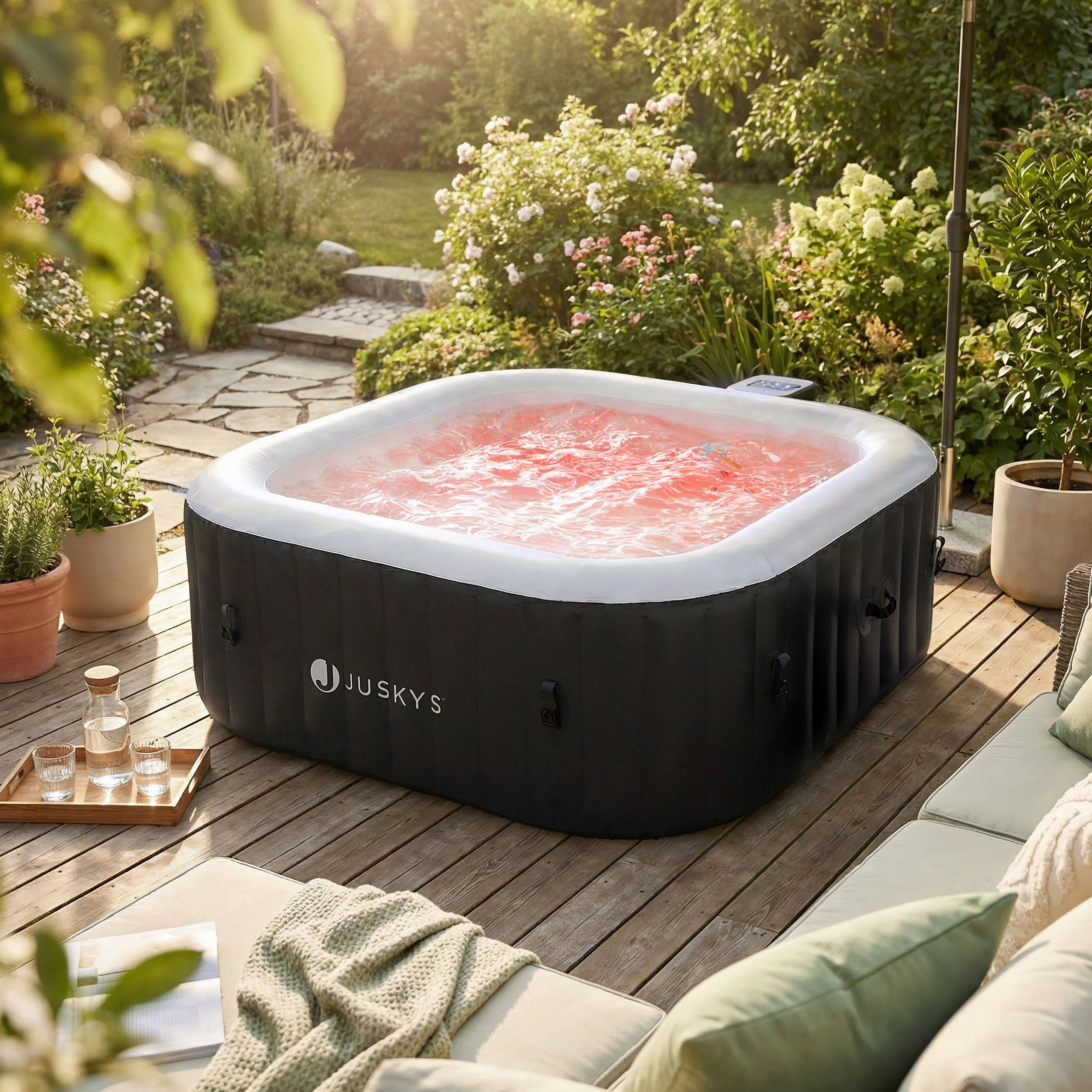 Whirlpool aufblasbar für 4-6 Personen - Image 12