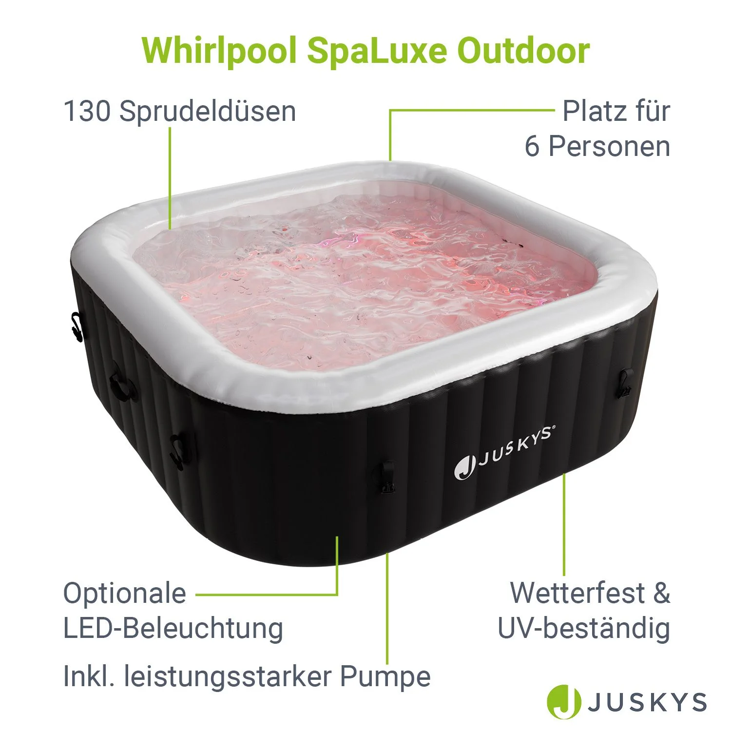 Whirlpool aufblasbar für 4-6 Personen - Image 13